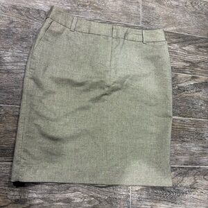 Attention Gold Shimmer Glitter Pencil Skirt Sz 4 Holiday Classic Office City